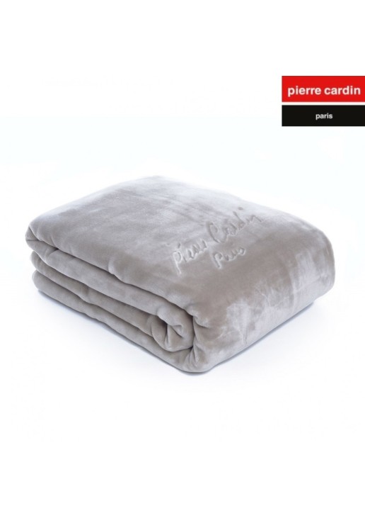 ΚΟΥΒΕΡΤΑ ΜΟΝΗ 160X220 PIERRE CARDIN NANCY STER 545 TAUPE(55)