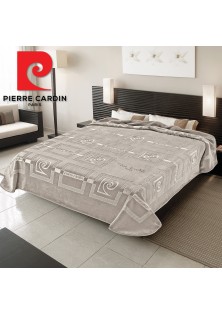 ΚΟΥΒΕΡΤΑ ΥΠΕΡΔΙΠΛΗ 220X240 PIERRE CARDIN NANCY 657 TAUPE(55)