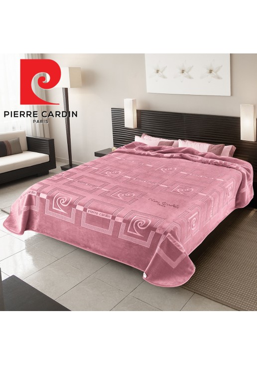 ΚΟΥΒΕΡΤΑ ΥΠΕΡΔΙΠΛΗ 220X240 PIERRE CARDIN NANCY 657 OPAL ROSE(64)