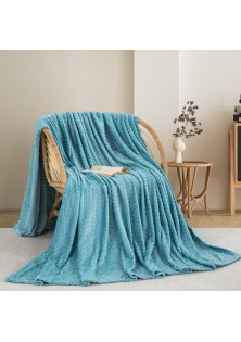 ΚΟΥΒΕΡΤΑ FLEECE ΥΠΕΡΔΙΠΛΟ 220X240 ADAM HOME (550) AQUA(25)