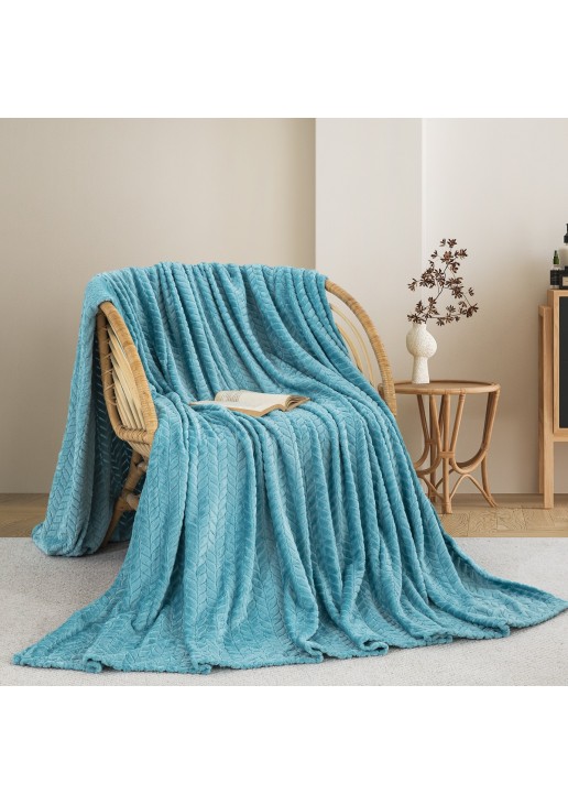 ΚΟΥΒΕΡΤΑ FLEECE ΥΠΕΡΔΙΠΛΟ 220X240 ADAM HOME (550) AQUA(25)