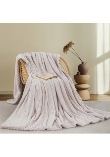 ΚΟΥΒΕΡΤΑ FLEECE/SHERPA 220X240 ADAM HOME (400) CREAM(15)