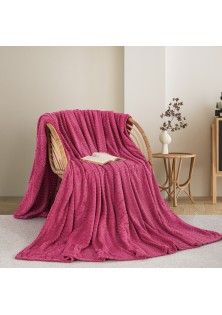 ΚΟΥΒΕΡΤΑ FLEECE ΥΠΕΡΔΙΠΛΟ 220X240 ADAM HOME (550) FUCSHIA(21)