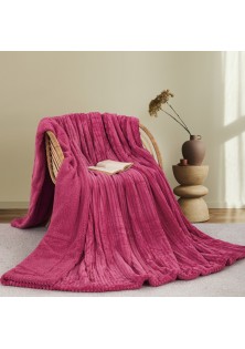 ΚΟΥΒΕΡΤΑ FLEECE/SHERPA 220X240 ADAM HOME (400) FUCSHIA(21)