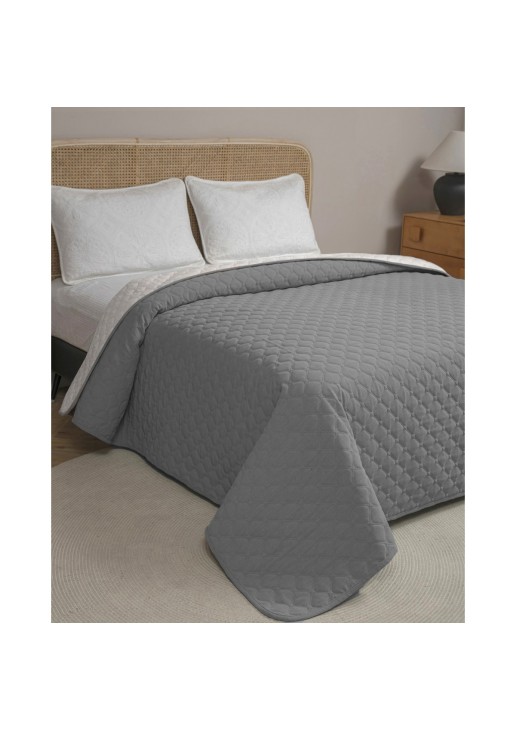 ΚΟΥΒΕΡΛΙ CHENILLE ΥΠΕΡΔΙΠΛΟ 220Χ240 ADAM HOME MISTRAL GREY