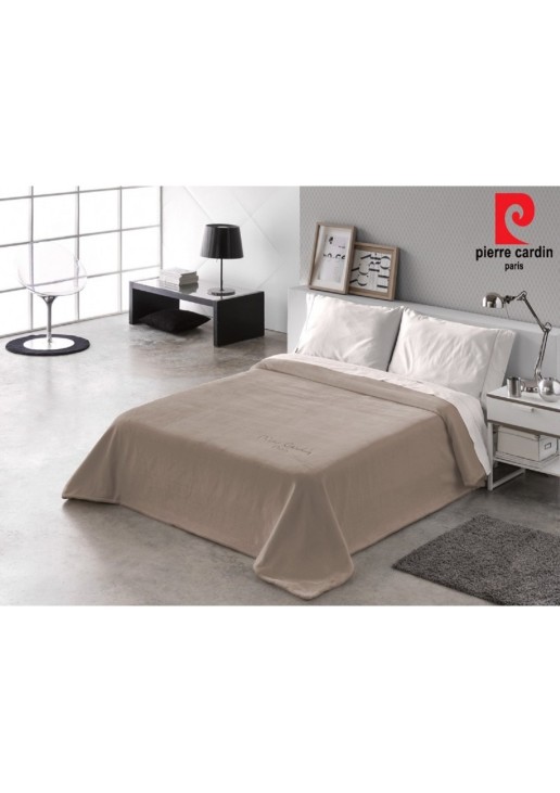 ΚΟΥΒΕΡΤΑ ΥΠΕΡΔΙΠΛΗ 220X240 PIERRE CARDIN NANCY STER 545 TAUPE(55)