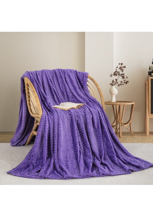 ΚΟΥΒΕΡΤΑ FLEECE ΥΠΕΡΔΙΠΛΟ 220X240 ADAM HOME (550) PURPLE(73)