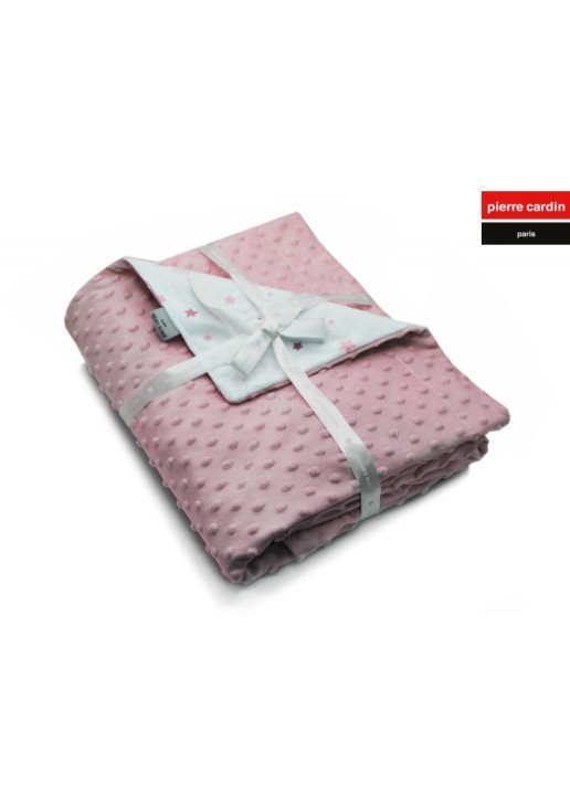 ΚΟΥΒΕΡΤΑ ΑΓΚΑΛΙΑΣ soft plus FLEECE 80X110 PIERRE CARDIN TOPPY PINK