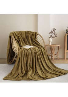 ΚΟΥΒΕΡΤΑ FLEECE ΥΠΕΡΔΙΠΛΟ 220X240 ADAM HOME (550) HONEY GOLD (75)