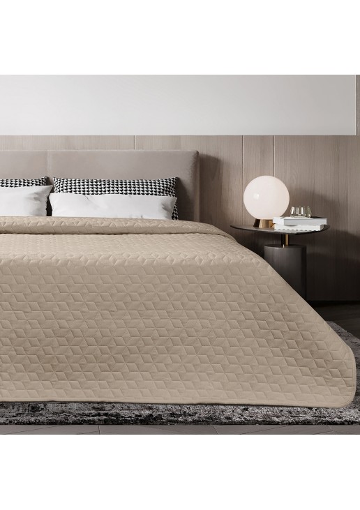 ΚΟΥΒΕΡΛΙ MICROFIBER PRE-WASHED ΥΠΕΡΔΙΠΛΟ 220X240 ADAM HOME VIVA BEIGE