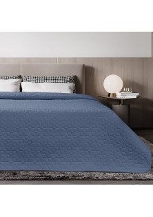 ΚΟΥΒΕΡΛΙ MICROFIBER PRE-WASHED ΜΟΝΟ 160X240 ADAM HOME VIVA BLUE