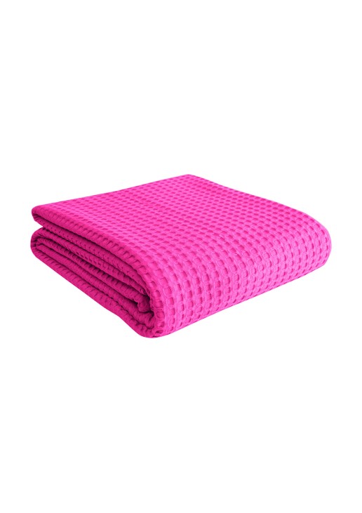 Πικέ υπέρδιπλη waffle Art 1990 Fuchsia 230x240 Φουξ Beauty Home