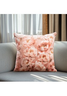 ΜΑΞΙΛΑΡΟΘΗΚΗ ΒΕΛΟΥΔΟ ROMANTIC PEONY DREAM 40 x 40 cm Beauty Home