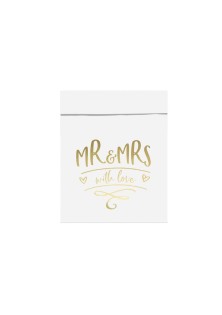 ΣΑΚΟΥΛΑΚΙΑ Mr&Mrs, 6ΤΜΧ 13×16.5cm Beauty Home