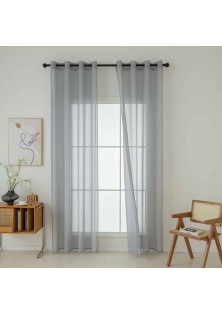 Υφασμα κουρτίνας γάζα Sharp Art 8448 Φ300 Γκρι Beauty Home