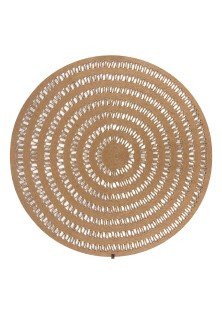 Ροτόντα από Γιούτα 150x150 Natural Jute Art 9134 Μπέζ Beauty Home