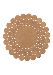 Ροτόντα από Γιούτα 150x150 Natural Jute Art 9135 Μπέζ Beauty Home