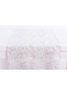 ΡΑΝΝΕΡ ΜΕ ΤΥΠΩΜΑ ΛΕΥΚΗ ΔΑΝΤΕΛΑ 34 cm x 1,5 m Beauty Home