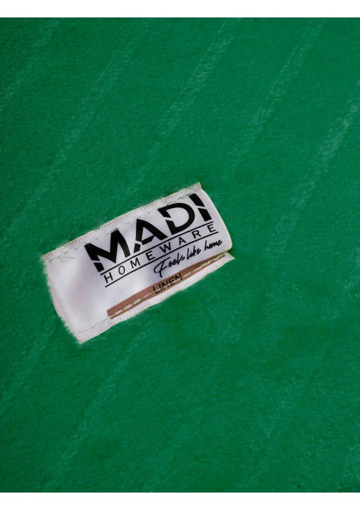 Σεντόνι Flannel CREASES GREEN Flannel μονό με λάστιχο: 100 x 200 + 30 εκ. MADI