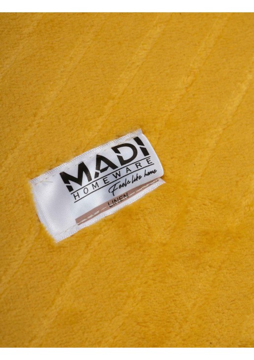 Σεντόνι Flannel CREASES YELLOW Flannel μονό με λάστιχο: 100 x 200 + 30 εκ. MADI