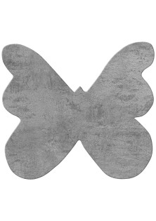 Παδικό Χαλί FEATHERY GREY BUTTERFLY 120 x 120 εκ. MADI