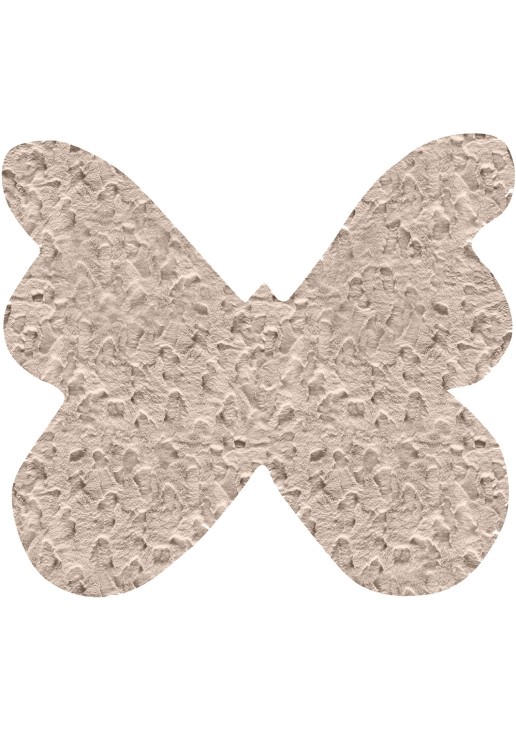 Παιδικό Χαλί GLACIAL BEIGE BUTTERFLY 120 x 120 εκ. MADI