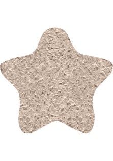 Παιδικό Χαλί GLACIAL BEIGE STAR 120 x 120 εκ. MADI