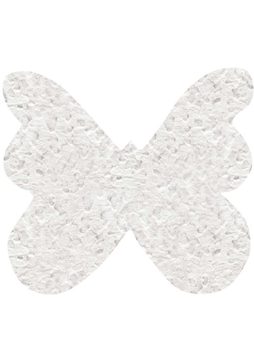 Παιδικό Χαλί GLACIAL WHITE BUTTERFLY 160 x 160 εκ. MADI