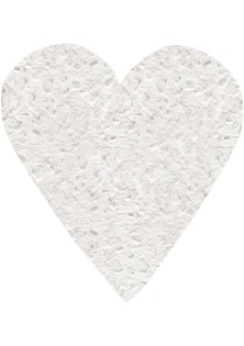 Παιδικό Χαλί GLACIAL WHITE HEART 120 x 120 εκ. MADI