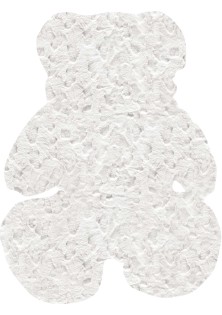 Παιδικό Χαλί GLACIAL WHITE TEDDY BEAR 120 x 120 εκ. MADI