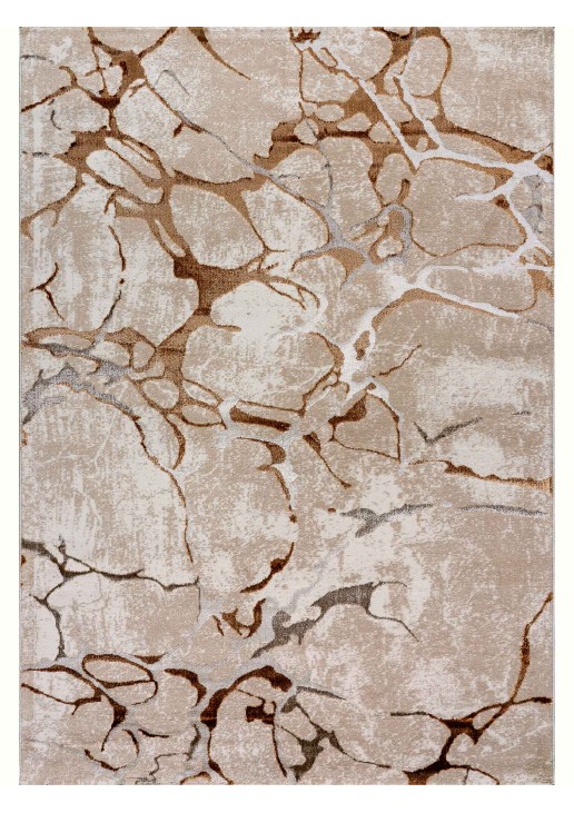 Χαλί MARBLE BEIGE GOLD Στρόγγυλο χαλί 165 εκ. MADI