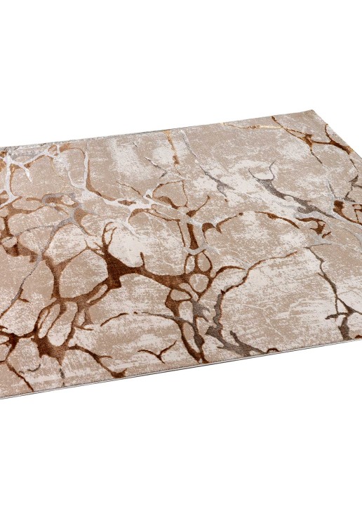 Χαλί MARBLE BEIGE GOLD Στρόγγυλο χαλί 165 εκ. MADI