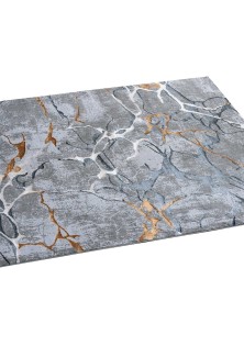 Χαλί MARBLE GREY GOLD Στρόγγυλο χαλί 165 εκ. MADI