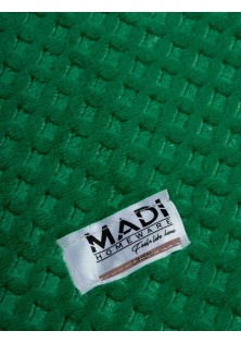 Σεντόνι Flannel NODES GREEN Flannel υπέρδιπλο με λάστιχο: 160 x 200 + 30 εκ. MADI