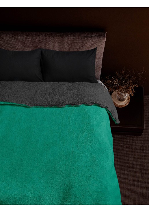 Παπλωματοθήκη SPOSH GREEN ANTHRACITE Παπλωματοθήκη King: 240 x 260 εκ. MADI