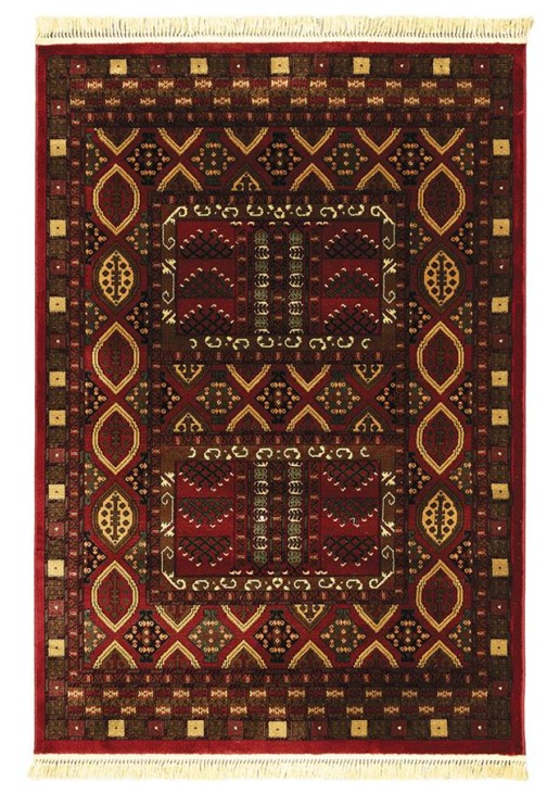 ΧΑΛΙ PERSIA 2273 BURGUNDY ΜΕ ΚΡΟΣΣΙ - 160X230 NewPlan