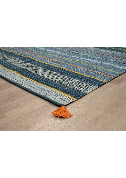 ΧΑΛΙ ANTIQUE KILIM ΧΕΙΡΟΠΟΙΗΤΟ 7070 BLUE - 200X285 NewPlan