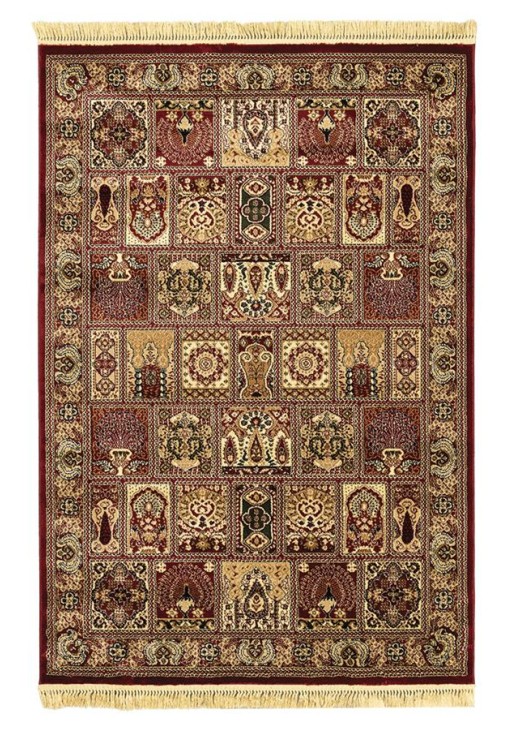 ΧΑΛΙ PERSIA 6283 BURGUNDY ΜΕ ΚΡΟΣΣΙ - 080X150 NewPlan